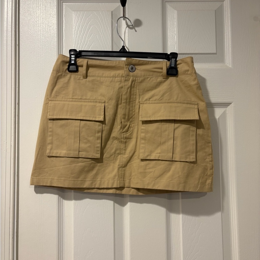 Shein cargo mini skirt